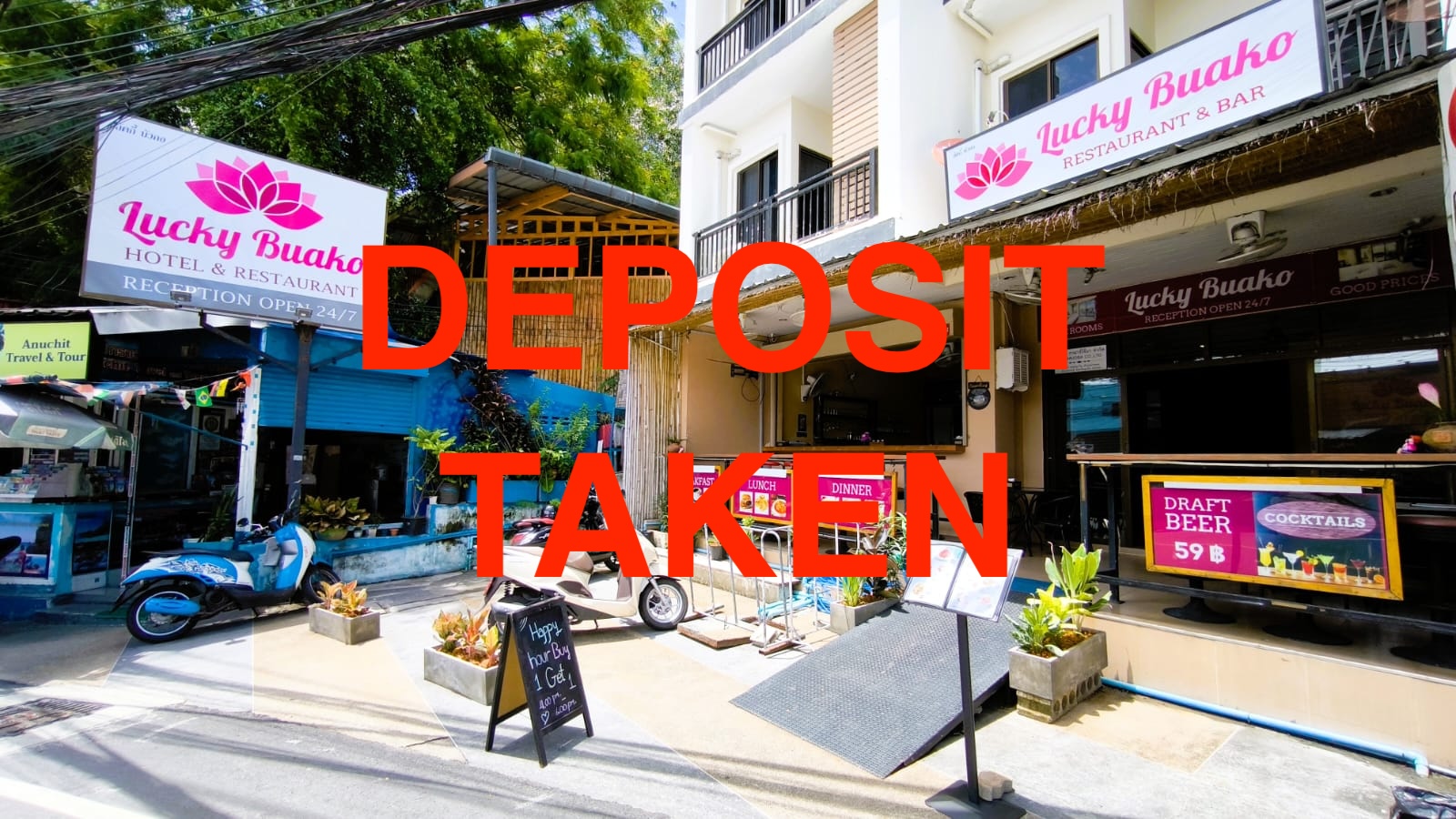 20 rooms guest house with bar and restaurant in Patong